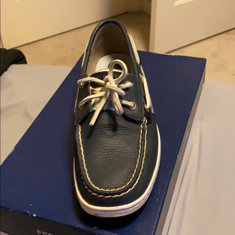 Speedy Bluefish Navy/ Plaid Seq - Picture 2 of 4